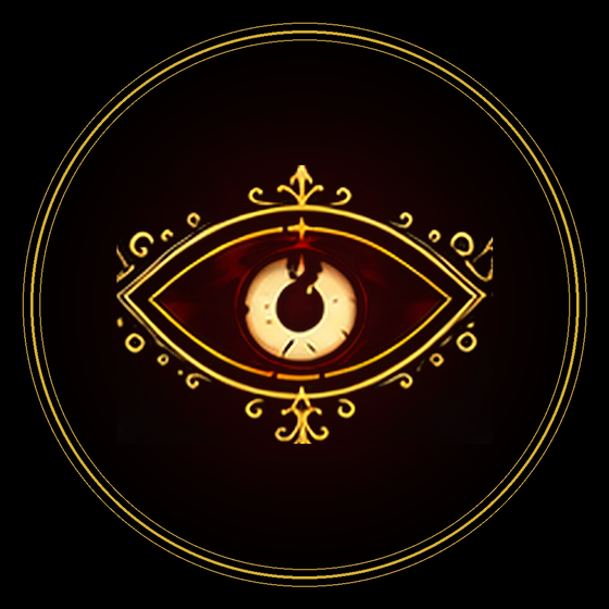 The Kemikaze emblem — an ornate gold eye